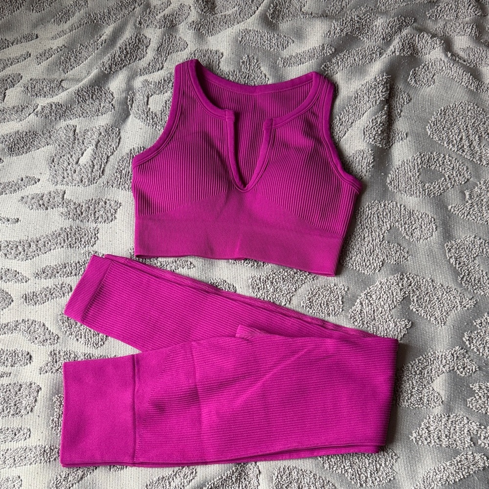 Women's Pink Activewear Set XS